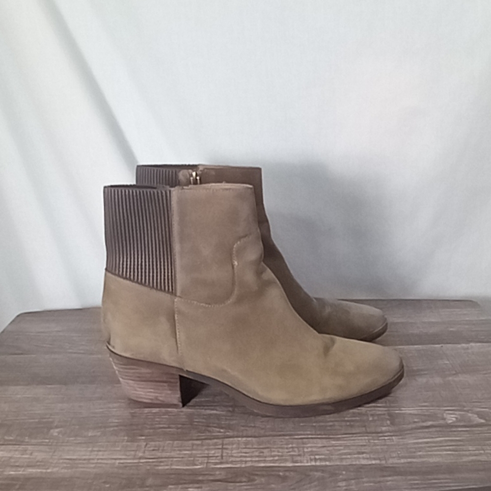 VIONIC Shantelle Brown Waterproof Nubuck Ankle Boots Size 10